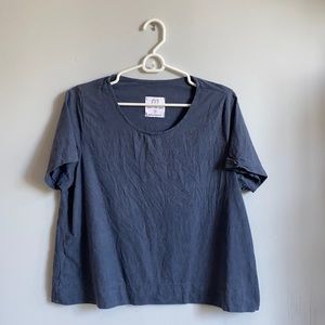 Jamie + The Jones “The Staple... Tee” in Slate